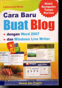 CARA BARU BUAT BLOG