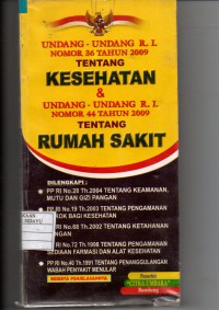 Kesehatan dan Rumah Sakit